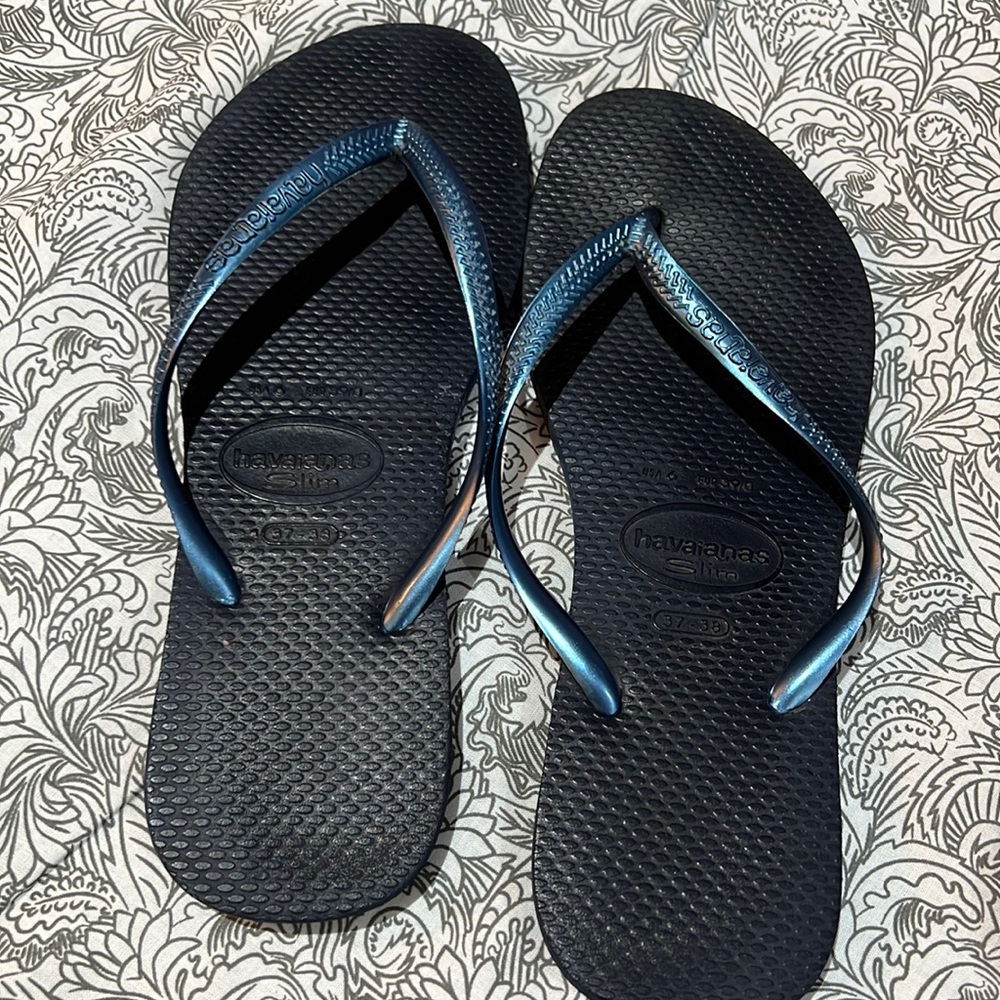 Havaianas Blue Flip Flops